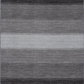 Carpet For Living room 6X9 Feet Grey And Black Wool Rectangle Abstract Rug