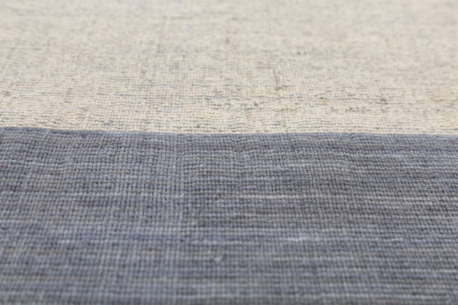 Carpet For Living room 6X9 Feet Beige And Brown Wool Rectangle Abstract Rug - I MEAN DESIGN