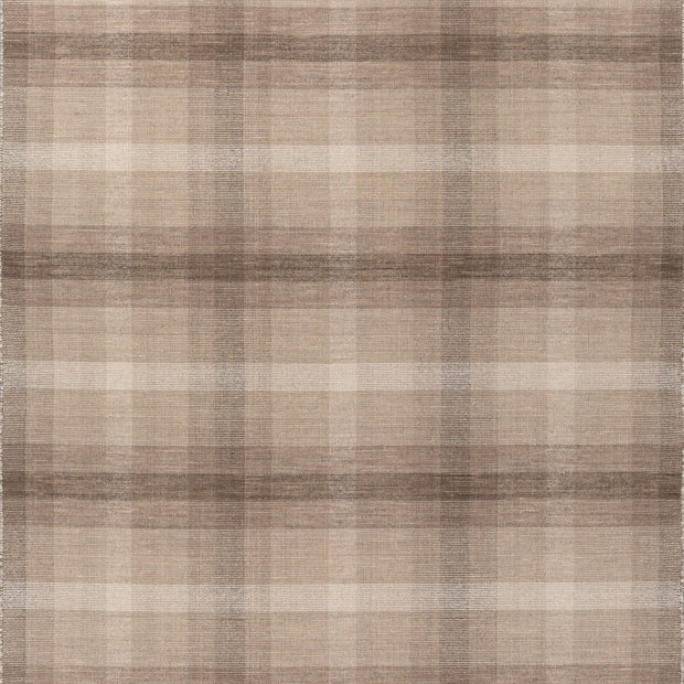 Carpet For Living room 6X9 Feet Beige And Brown Wool Rectangle Abstract Rug