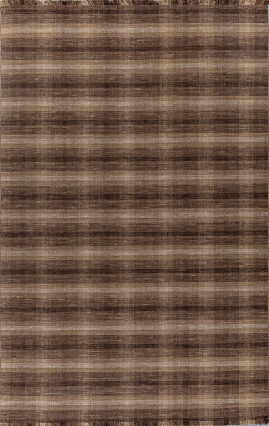 Carpet For Living room 6X9 Feet Beige And Brown Wool Rectangle Abstract Rug