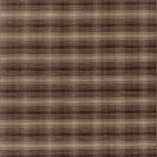 Carpet For Living room 6X9 Feet Beige And Brown Wool Rectangle Abstract Rug