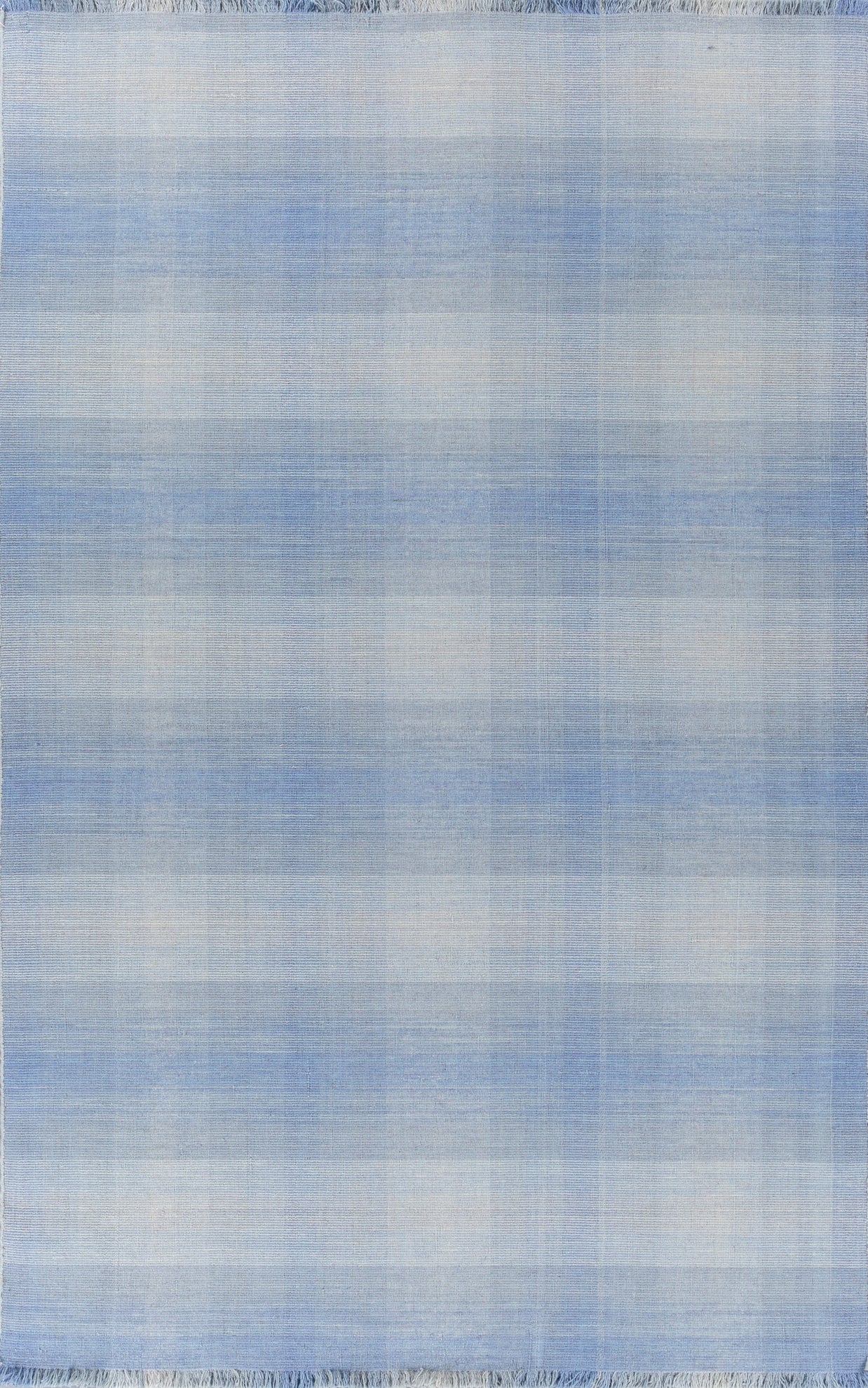 Carpet For Living room 6X9 Feet Blue Wool Rectangle Abstract Rug