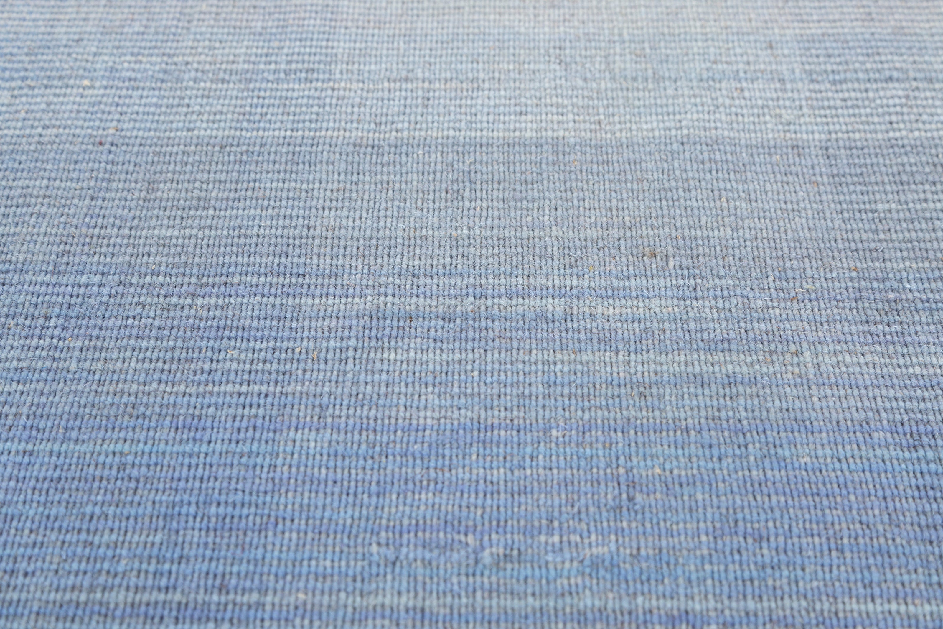 Carpet For Living room 6X9 Feet Blue Wool Rectangle Abstract Rug