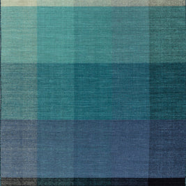 Carpet For Living room 6X9 Feet Blue Wool Rectangle Abstract Rug