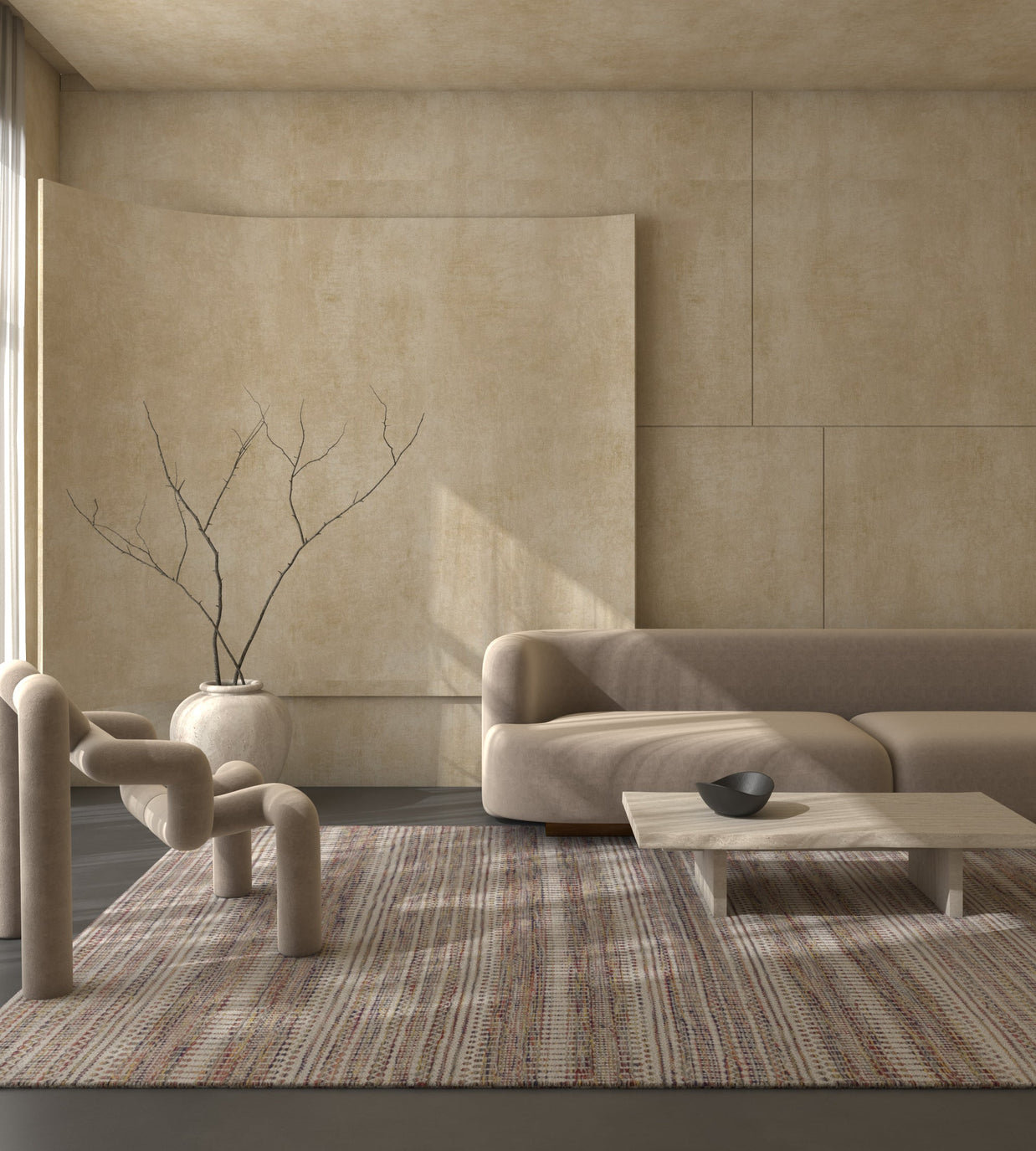 Carpet For Living room 6x9 Feet Red and Orange Wool and Viscose Rectangle Vintage and Distressed Rug