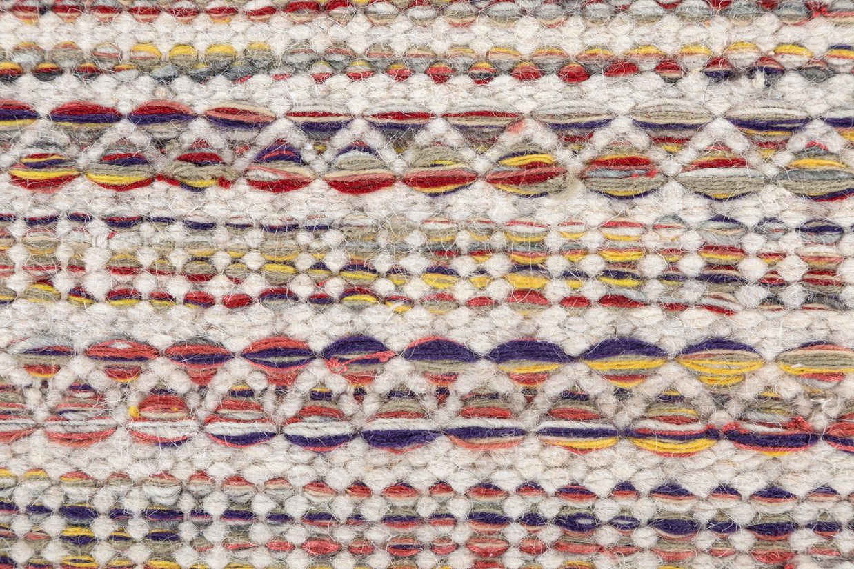 Carpet For Living room 6x9 Feet Red and Orange Wool and Viscose Rectangle Vintage and Distressed Rug