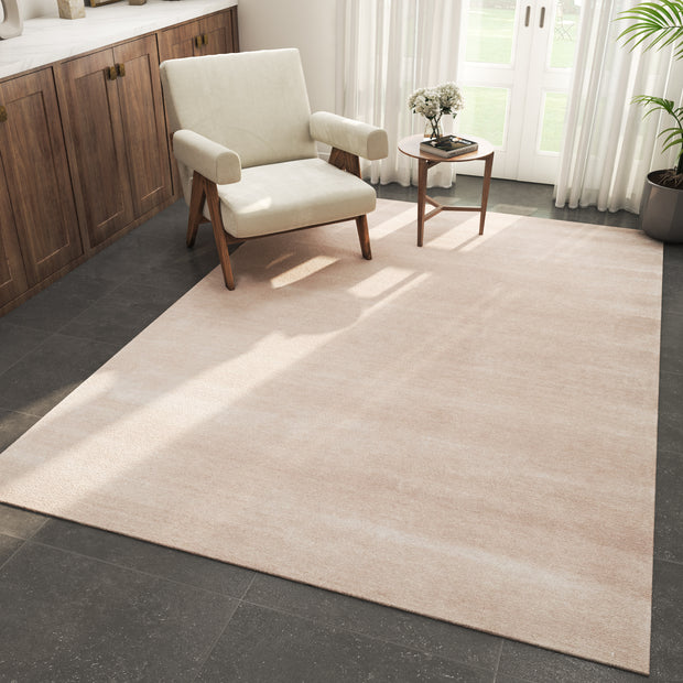 Carpet For Living room 5X8 Feet Grey And Black Viscose Rectangle Solid Rug