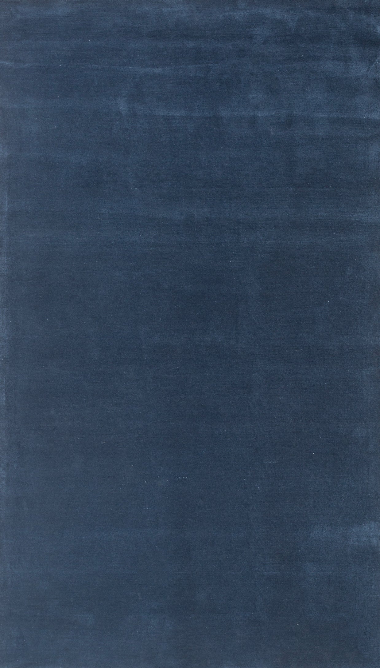 Carpet For Living room 5X8 Feet Blue Wool Rectangle Solid Rug