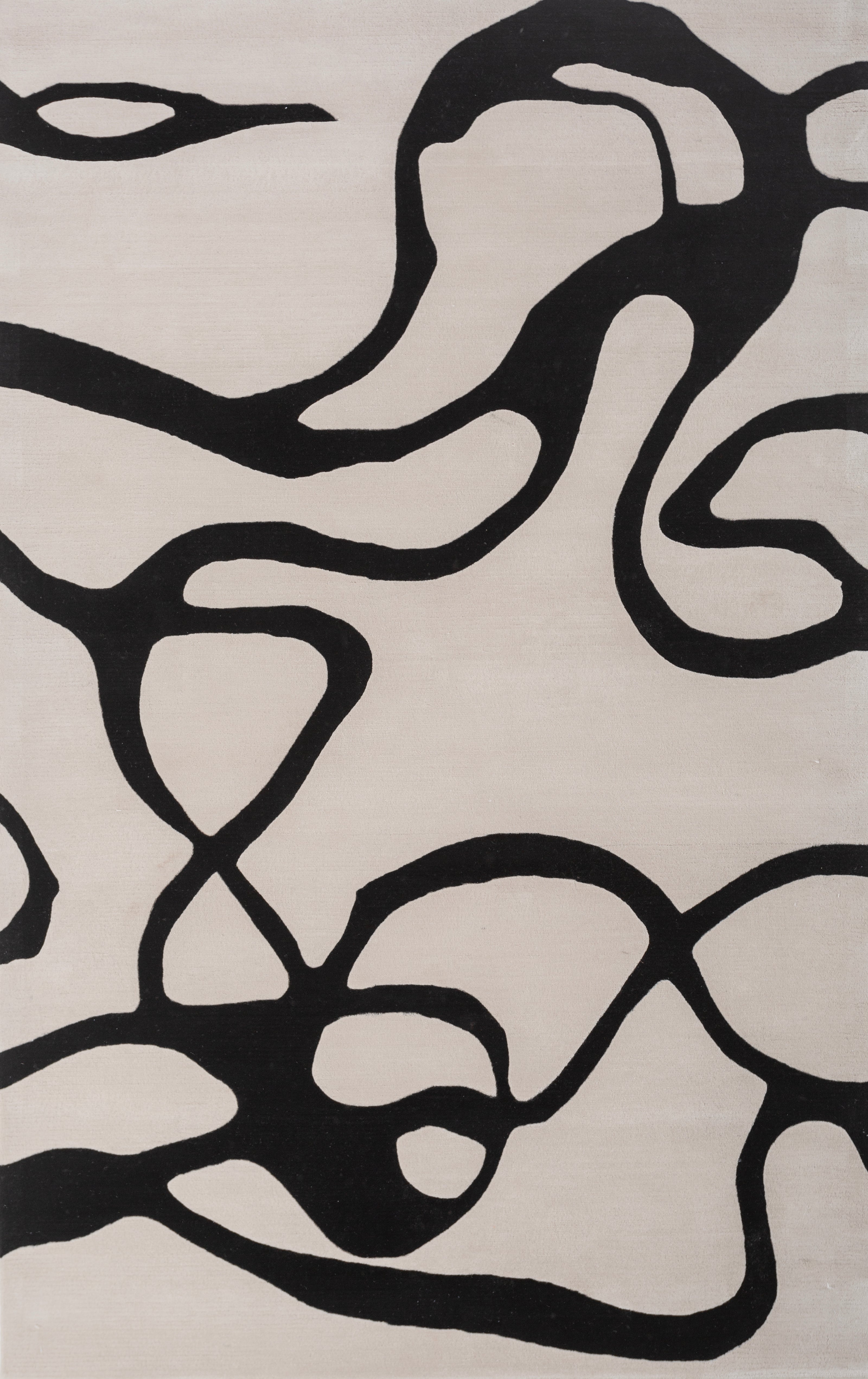 Carpet For Living room 5X8 Feet Ivory Wool Rectangle Moroccan And Tribal Rug