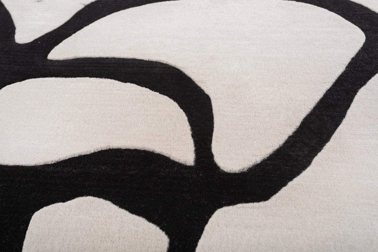 Carpet For Living room 5X8 Feet Ivory Wool Rectangle Moroccan And Tribal Rug