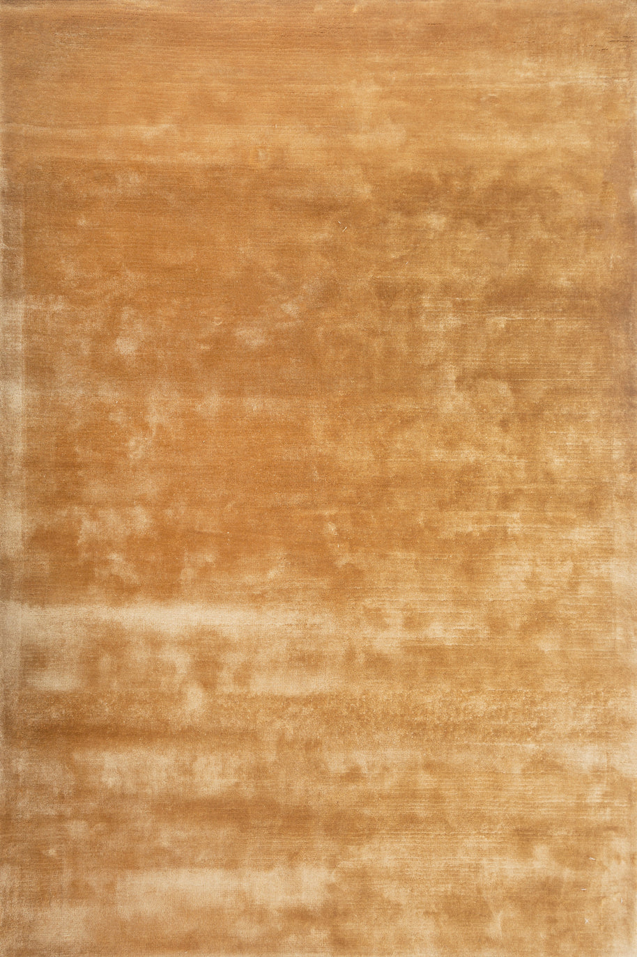 Carpet For Living room 5X8 Feet Gold Viscose Rectangle Solid Rug - I MEAN DESIGN