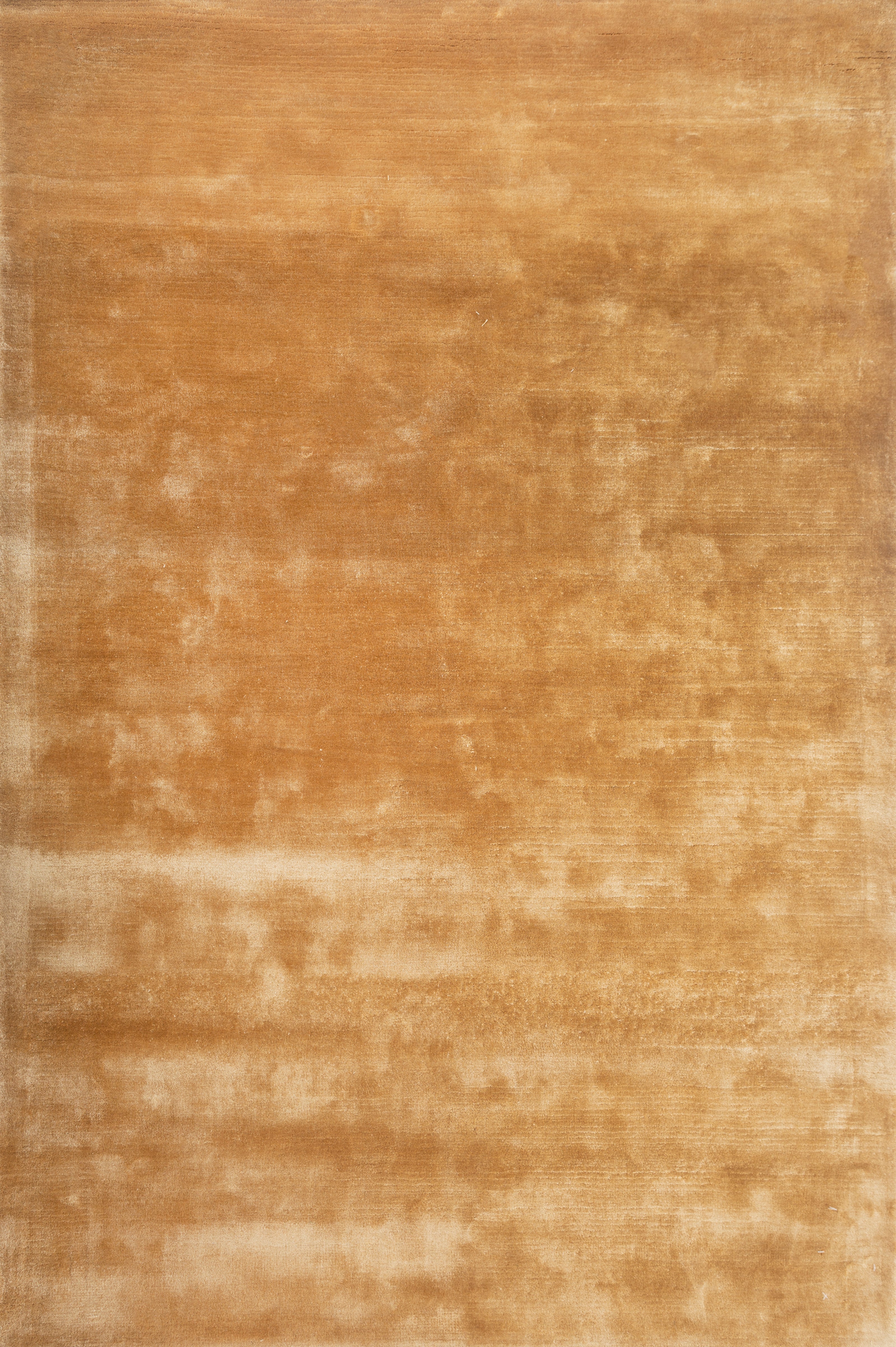 Carpet For Living room 5X8 Feet Gold Viscose Rectangle Solid Rug