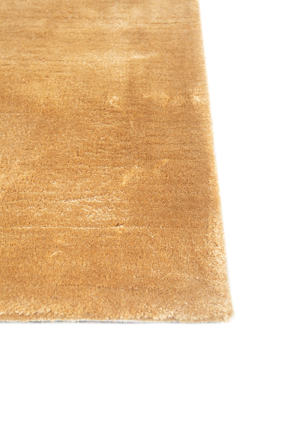 Carpet For Living room 5X8 Feet Gold Viscose Rectangle Solid Rug - I MEAN DESIGN