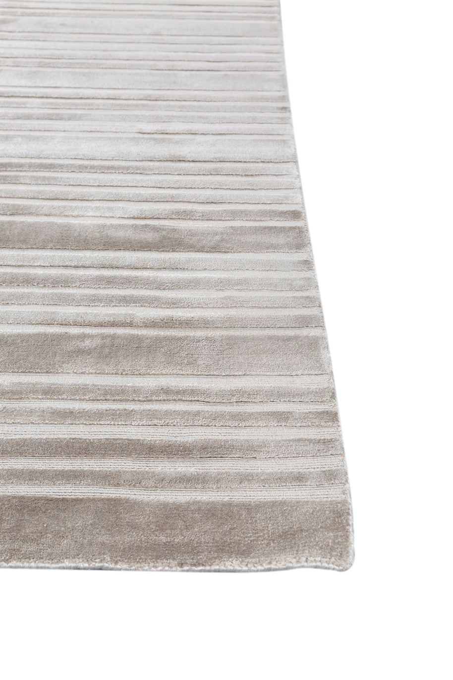 Carpet For Living room 6X9 Feet Grey And Black Viscose Rectangle Solid Rug - I MEAN DESIGN