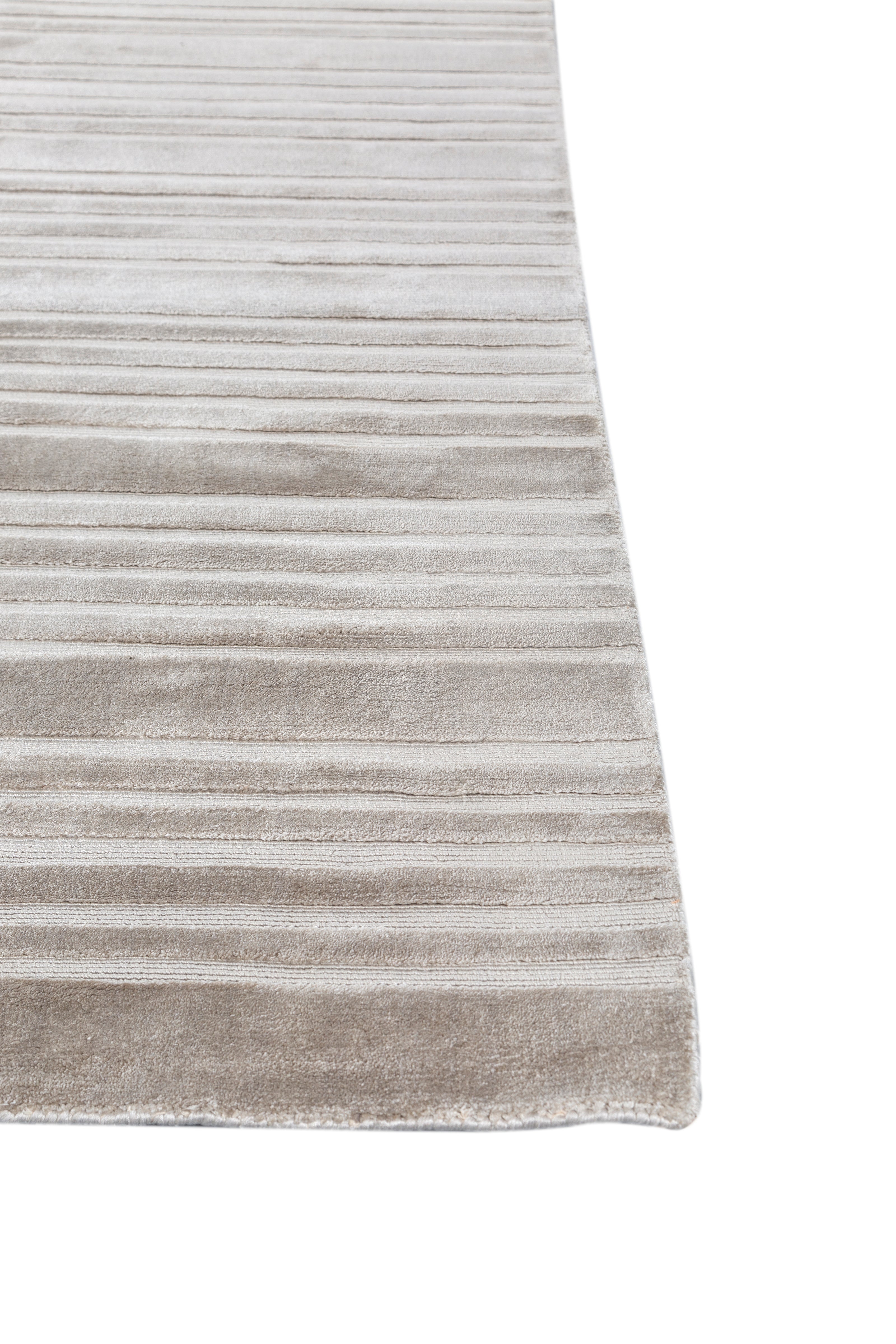 Carpet For Living room 6X9 Feet Grey And Black Viscose Rectangle Solid Rug