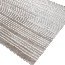 Carpet For Living room 6X9 Feet Grey And Black Viscose Rectangle Solid Rug