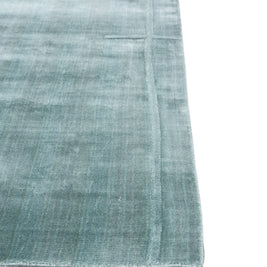 Carpet For Living room 6X9 Feet Blue Viscose Rectangle Solid Rug