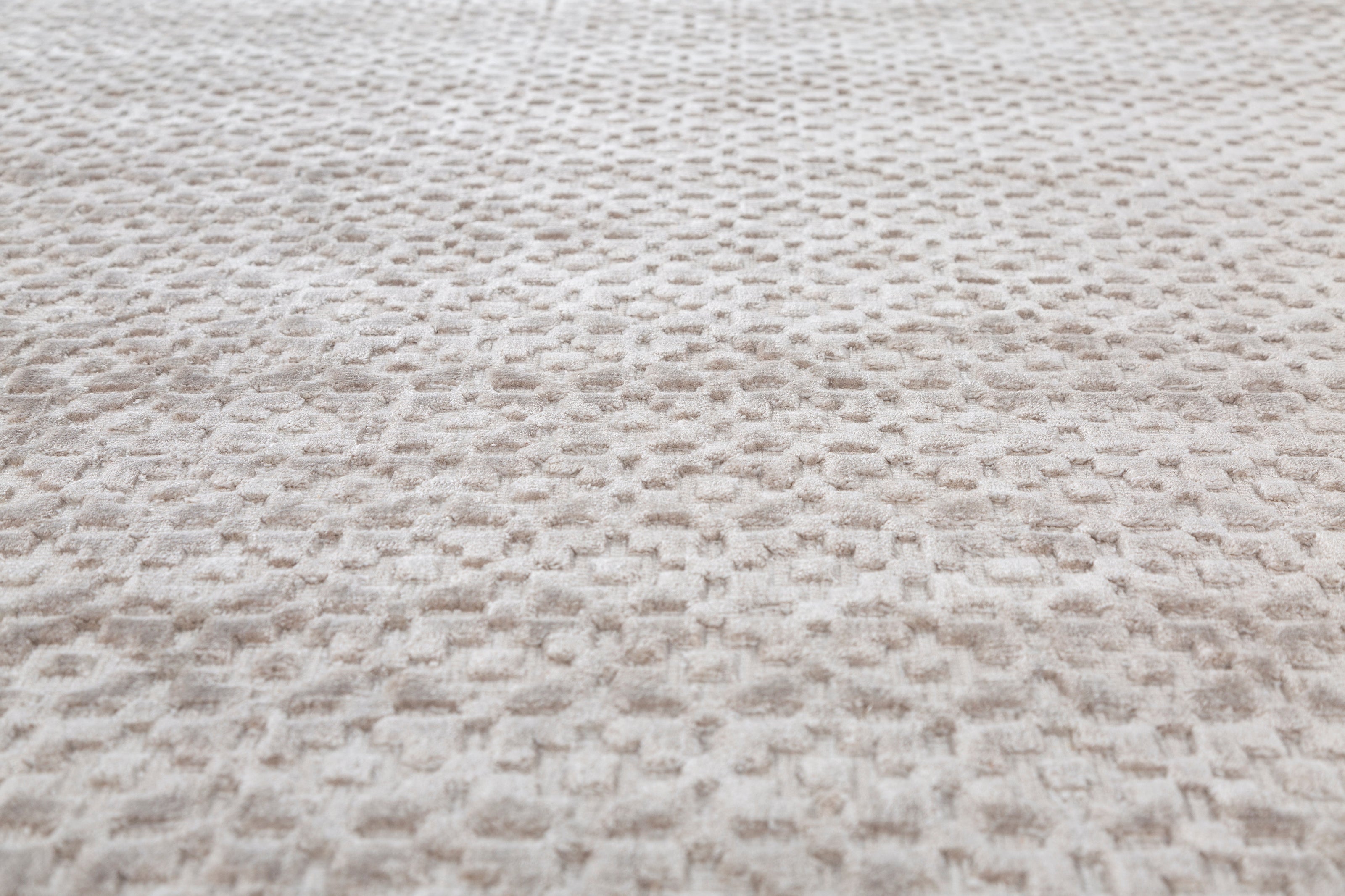 Carpet For Living room 6X9 Feet Grey And Black Viscose Rectangle Solid Rug