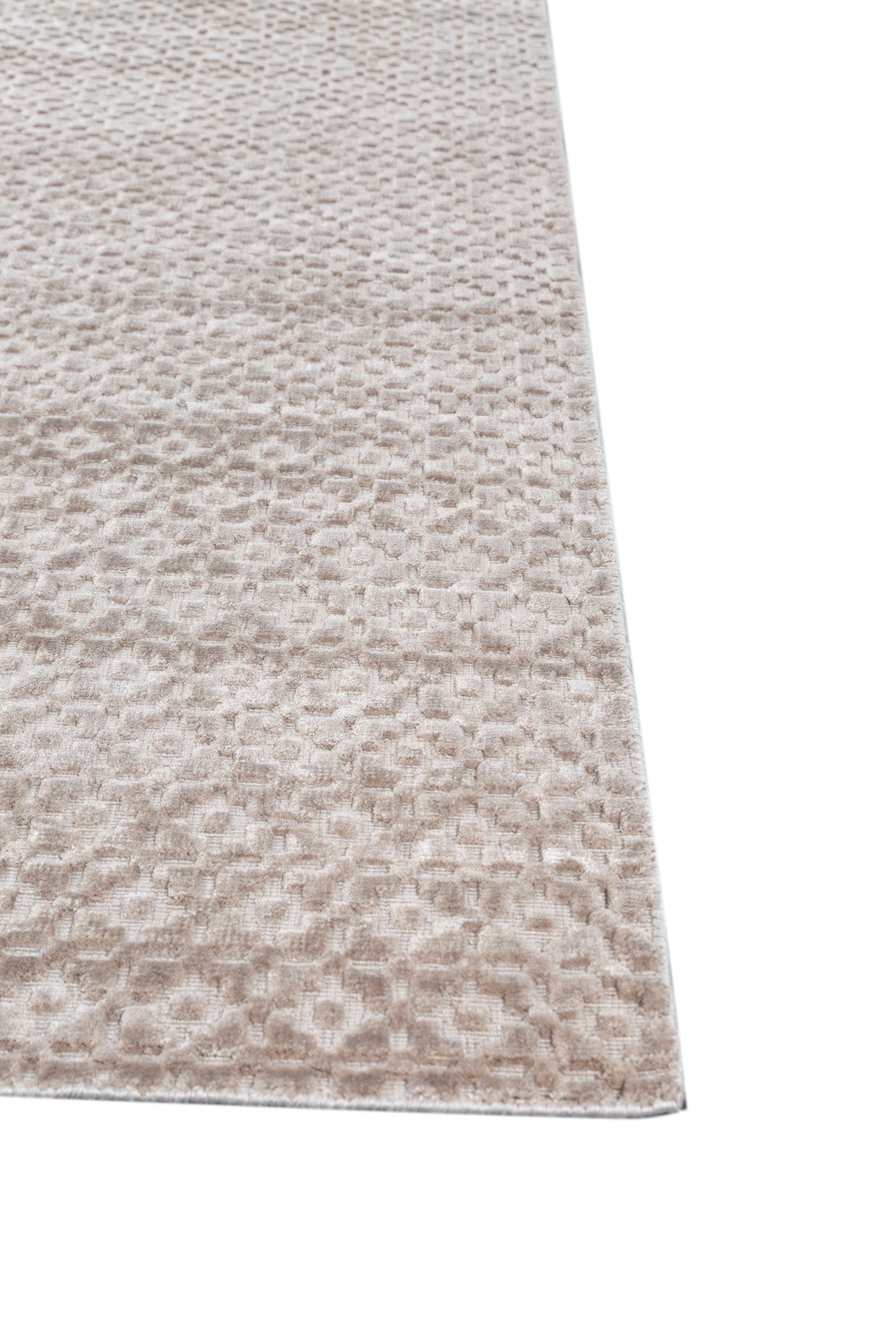 Carpet For Living room 6X9 Feet Grey And Black Viscose Rectangle Solid Rug