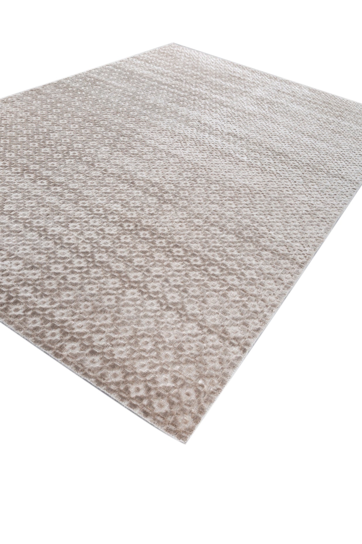 Carpet For Living room 6X9 Feet Grey And Black Viscose Rectangle Solid Rug