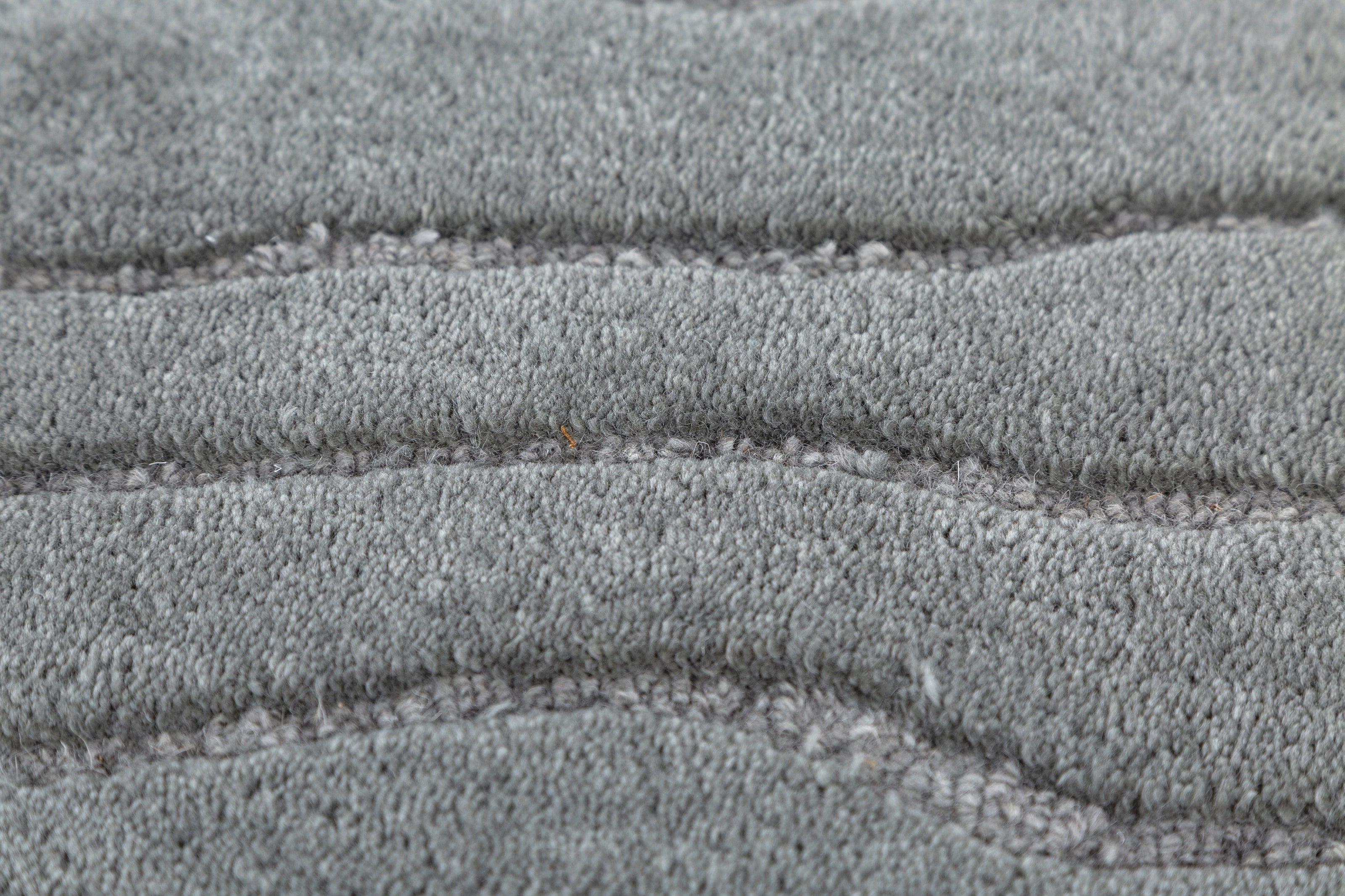 Carpet For Living room 4X6 Feet Blue Wool & Viscose Rectangle Solid Rug