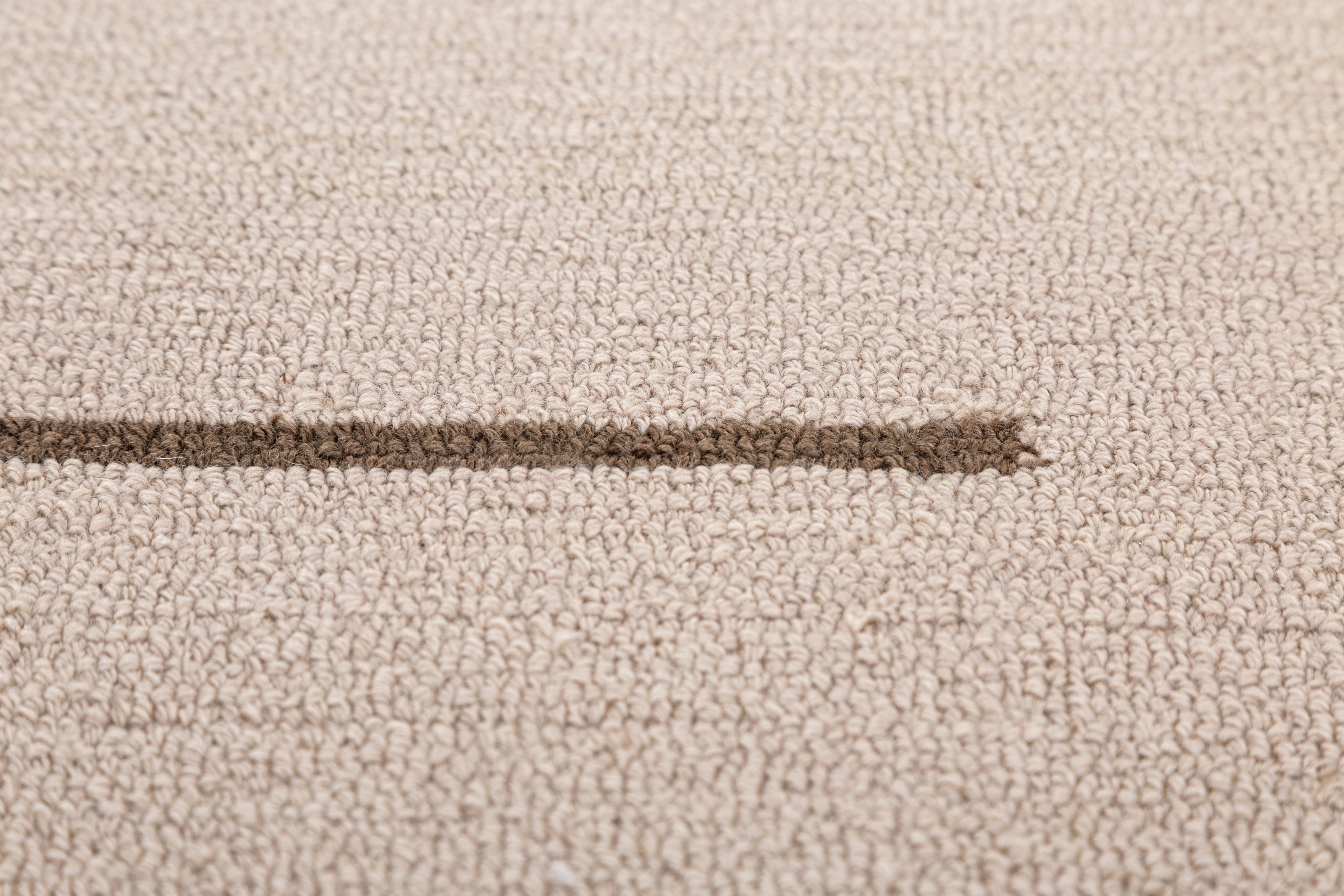 Carpet For Living room 4X6 Feet Beige And Brown Wool & Viscose Rectangle Moroccan And Tribal Rug