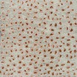 Carpet For Living room 4X6 Feet Beige And Brown Wool & Viscose Rectangle Moroccan And Tribal Rug