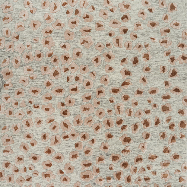 Carpet For Living room 4X6 Feet Beige And Brown Wool & Viscose Rectangle Moroccan And Tribal Rug