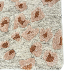 Carpet For Living room 4X6 Feet Beige And Brown Wool & Viscose Rectangle Moroccan And Tribal Rug