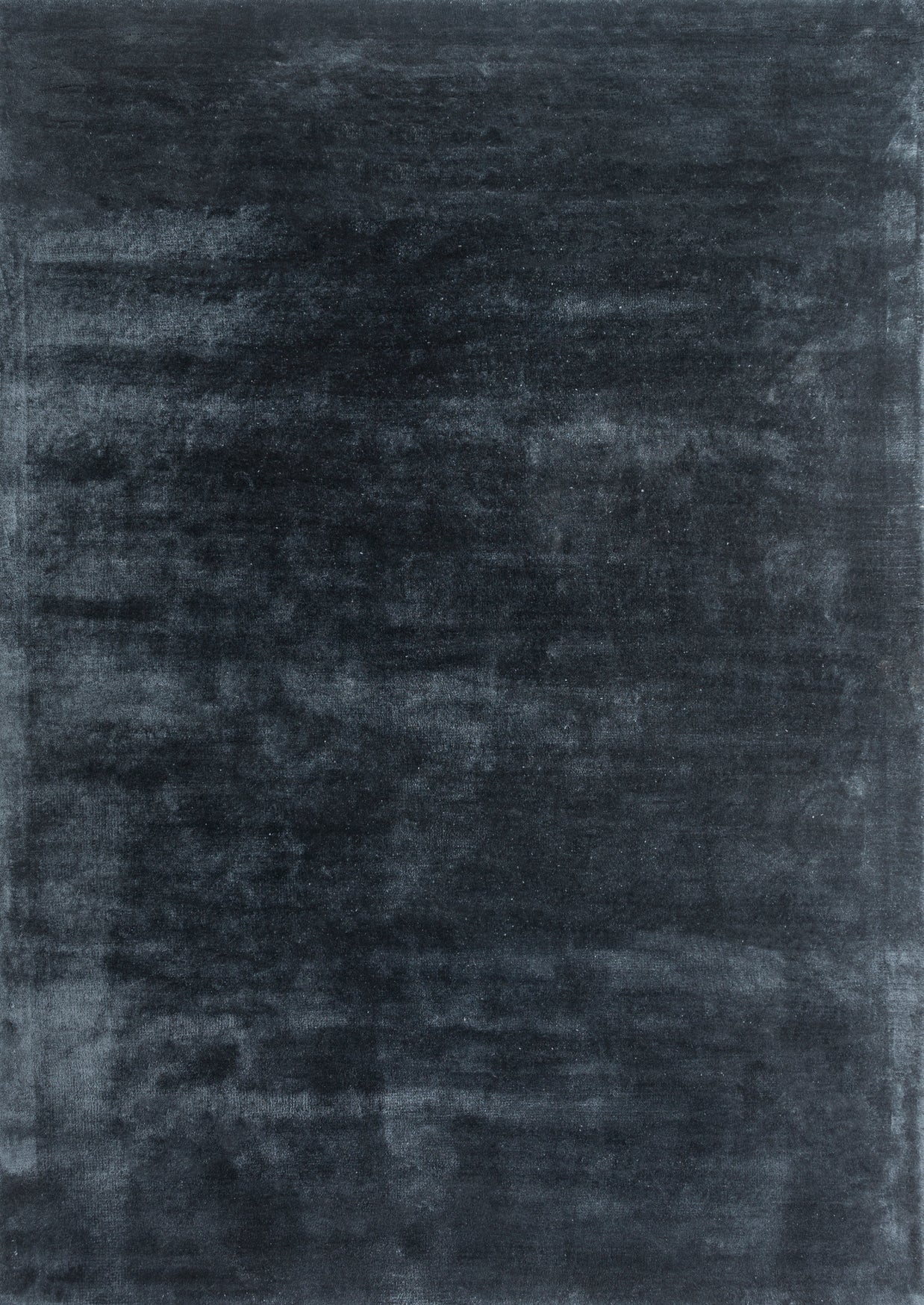 Carpet For Living room 5X8 Feet Blue Viscose Rectangle Solid Rug