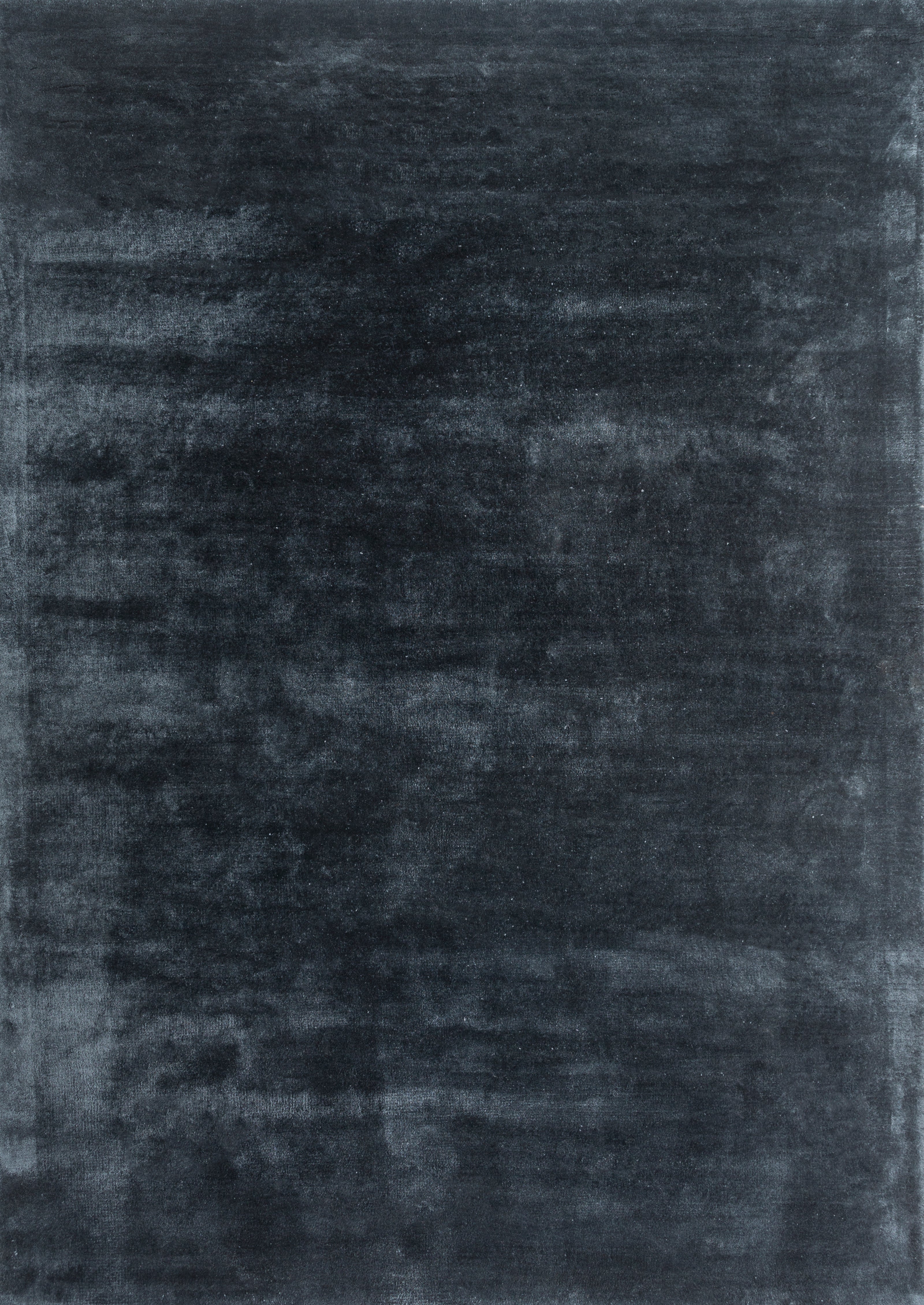 Carpet For Living room 5X8 Feet Blue Viscose Rectangle Solid Rug