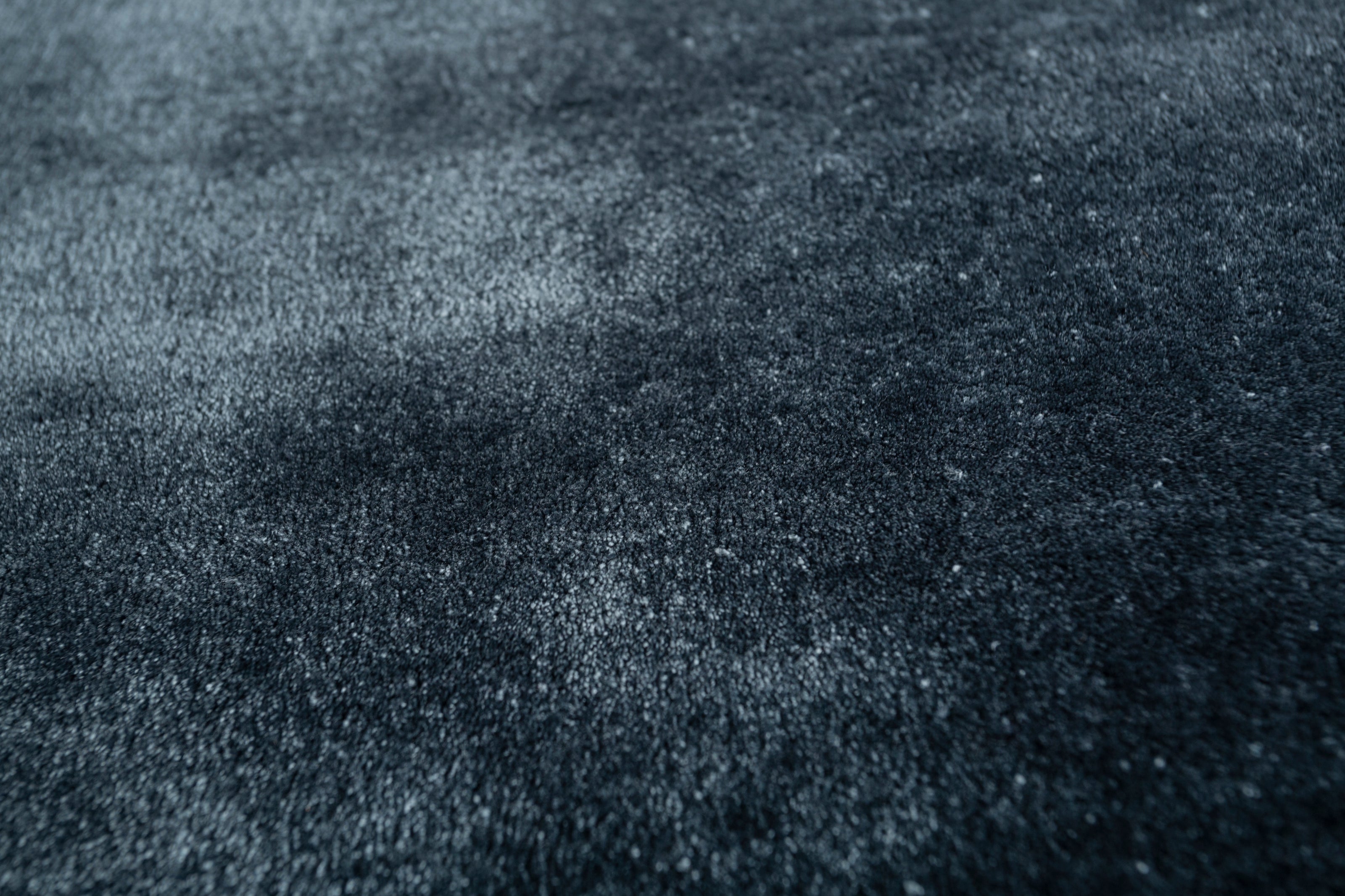 Carpet For Living room 5X8 Feet Blue Viscose Rectangle Solid Rug