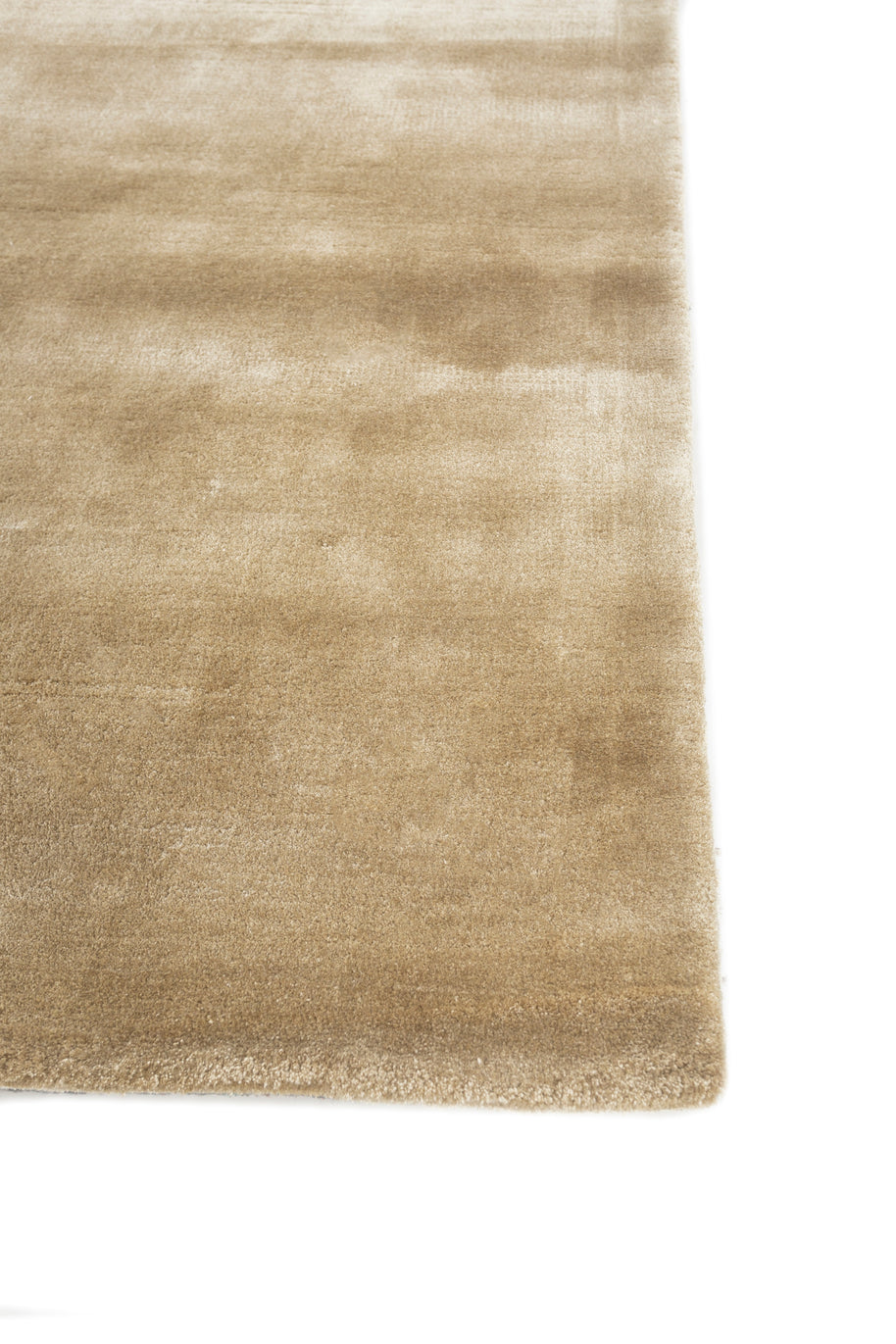 Carpet For Living room 5X8 Feet Green Viscose Rectangle Solid Rug - I MEAN DESIGN