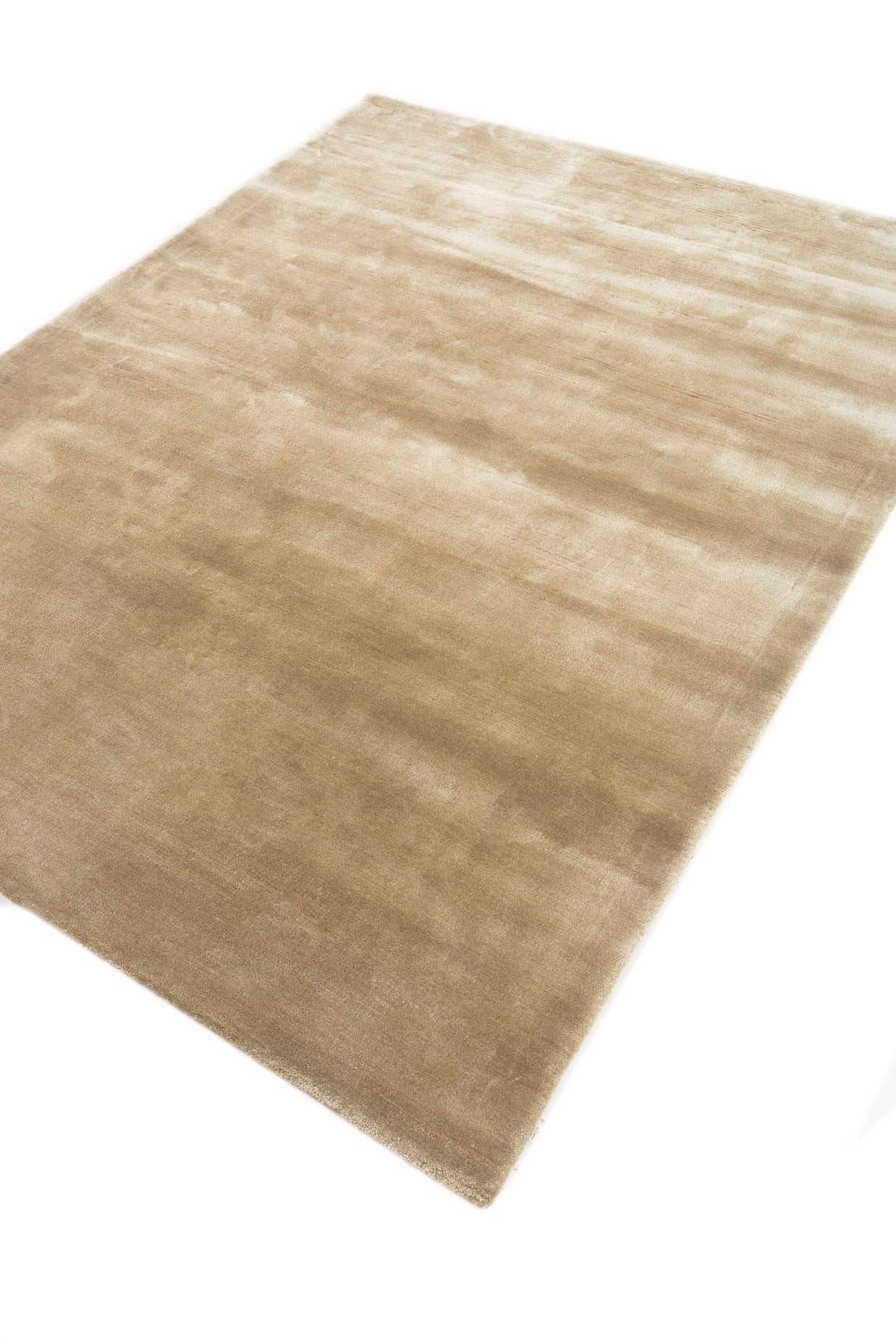 Carpet For Living room 5X8 Feet Green Viscose Rectangle Solid Rug