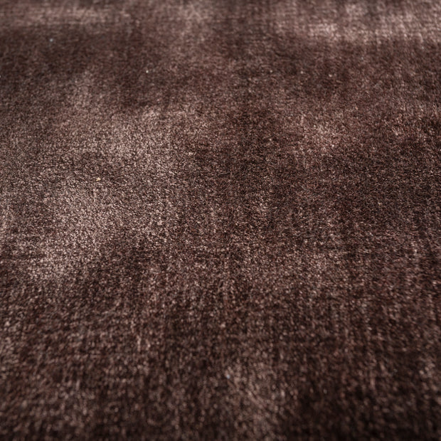 Carpet For Living room 5X8 Feet Beige And Brown Viscose Rectangle Solid Rug