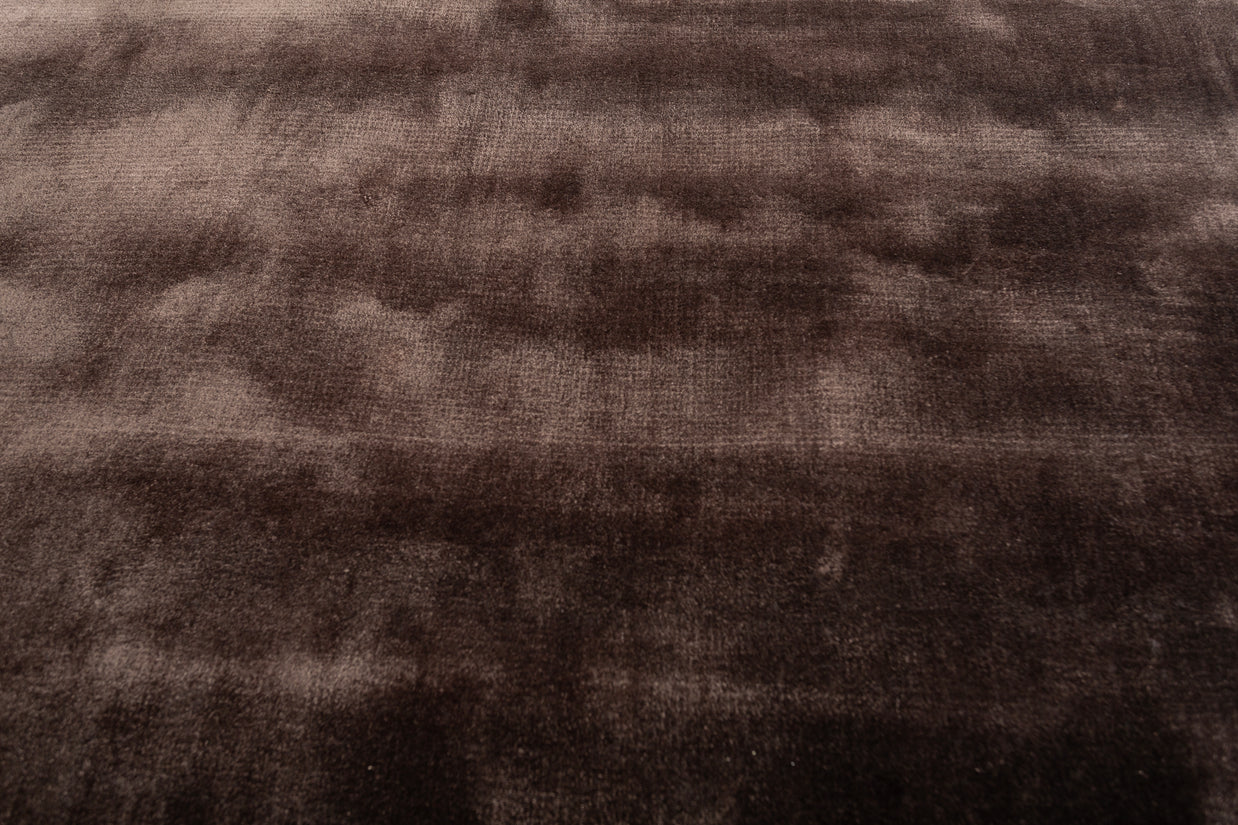 Carpet For Living room 5X8 Feet Beige And Brown Viscose Rectangle Solid Rug