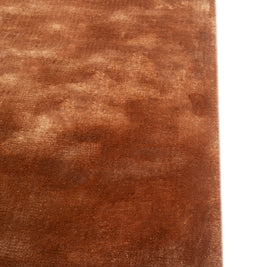 Carpet For Living room 5X8 Feet Red And Orange Viscose Rectangle Solid Rug