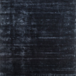 Carpet For Living room 5X8 Feet Blue Viscose Rectangle Solid Rug