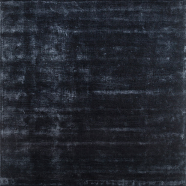 Carpet For Living room 5X8 Feet Blue Viscose Rectangle Solid Rug