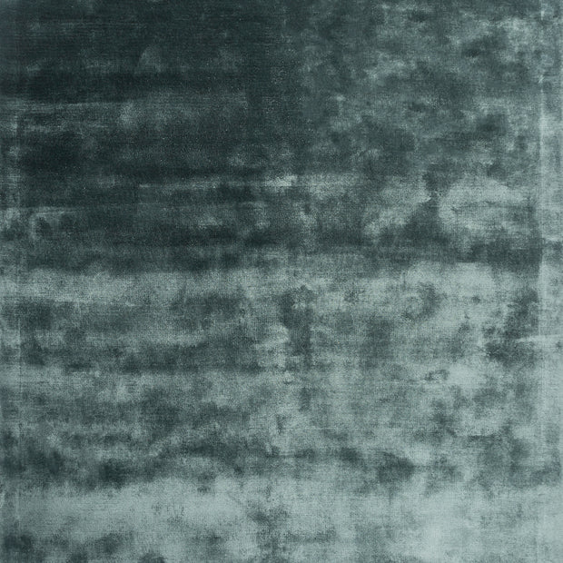 Carpet For Living room 6X9 Feet Blue Viscose Rectangle Solid Rug