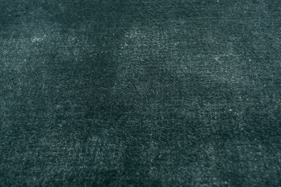 Carpet For Living room 6X9 Feet Blue Viscose Rectangle Solid Rug