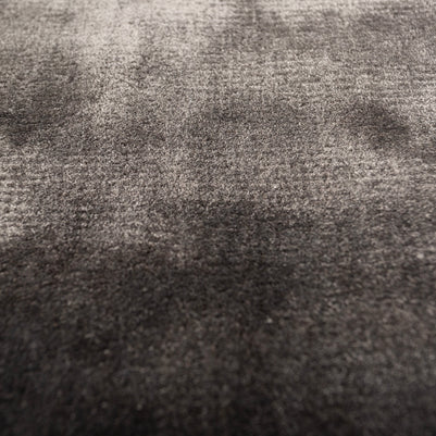 Carpet For Living room 6X9 Feet Grey And Black Viscose Rectangle Solid Rug