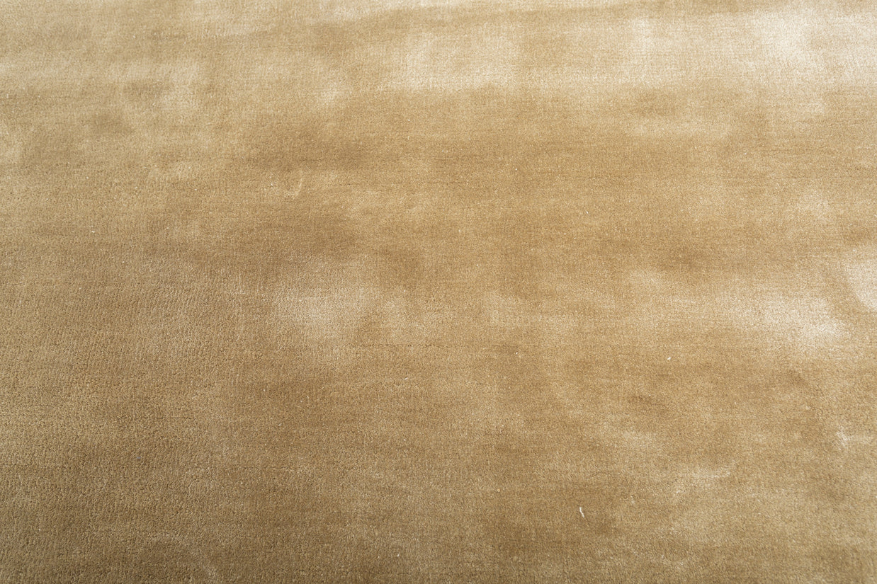 Carpet For Living room 6X9 Feet Green Viscose Rectangle Solid Rug