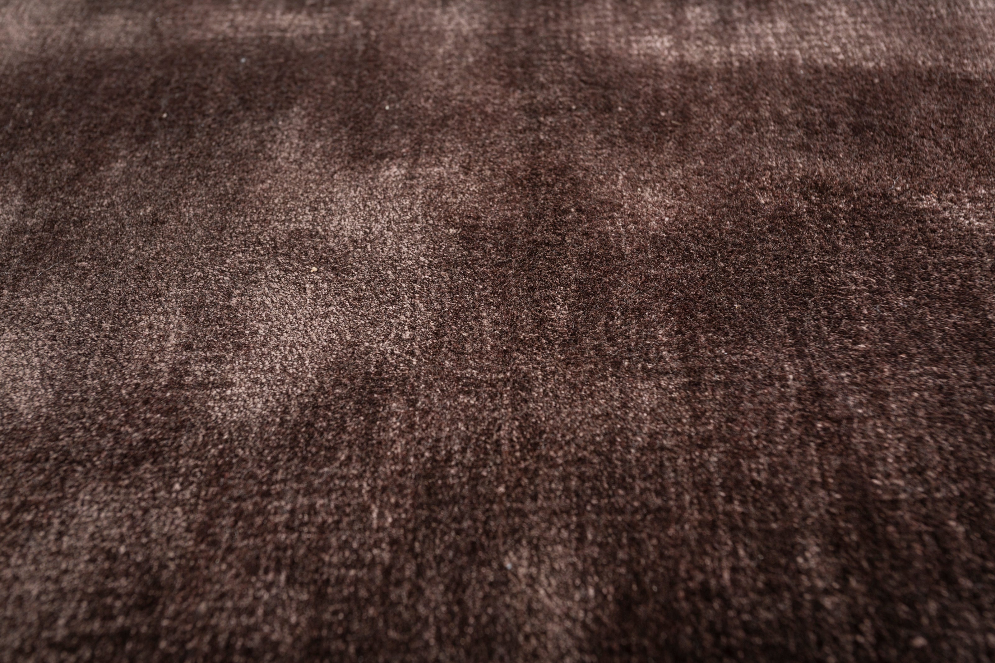 Carpet For Living room 6X9 Feet Beige And Brown Viscose Rectangle Solid Rug - I MEAN DESIGN