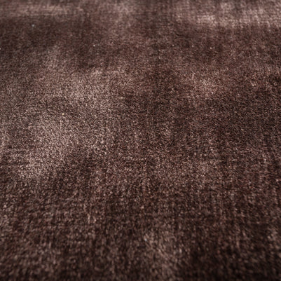 Carpet For Living room 6X9 Feet Beige And Brown Viscose Rectangle Solid Rug - I MEAN DESIGN