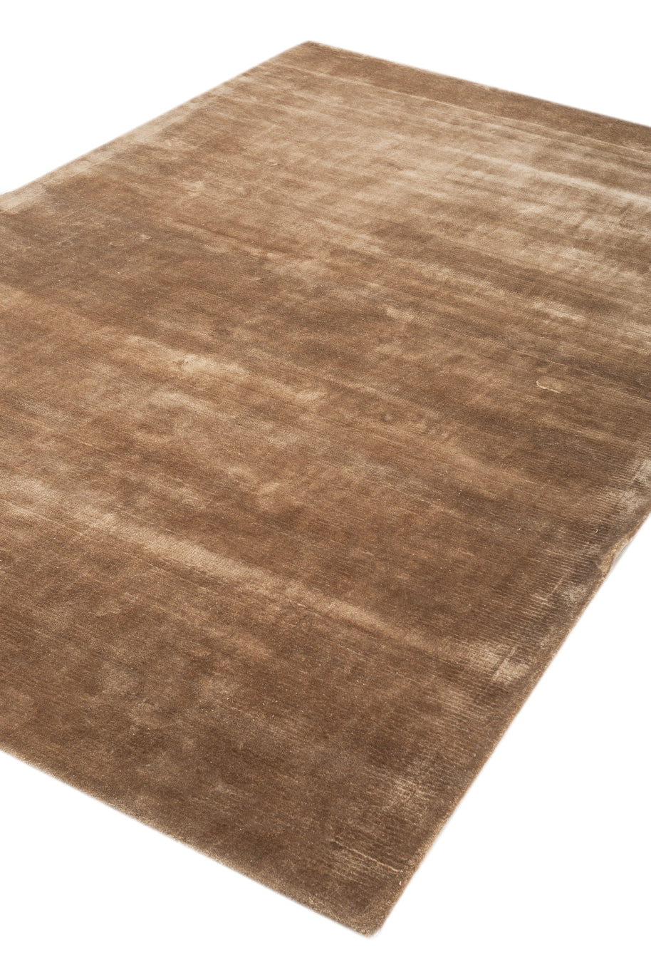 Carpet For Living room 6X9 Feet Gold Viscose Rectangle Solid Rug - I MEAN DESIGN