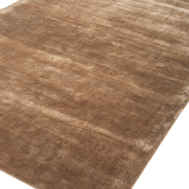 Carpet For Living room 6X9 Feet Gold Viscose Rectangle Solid Rug