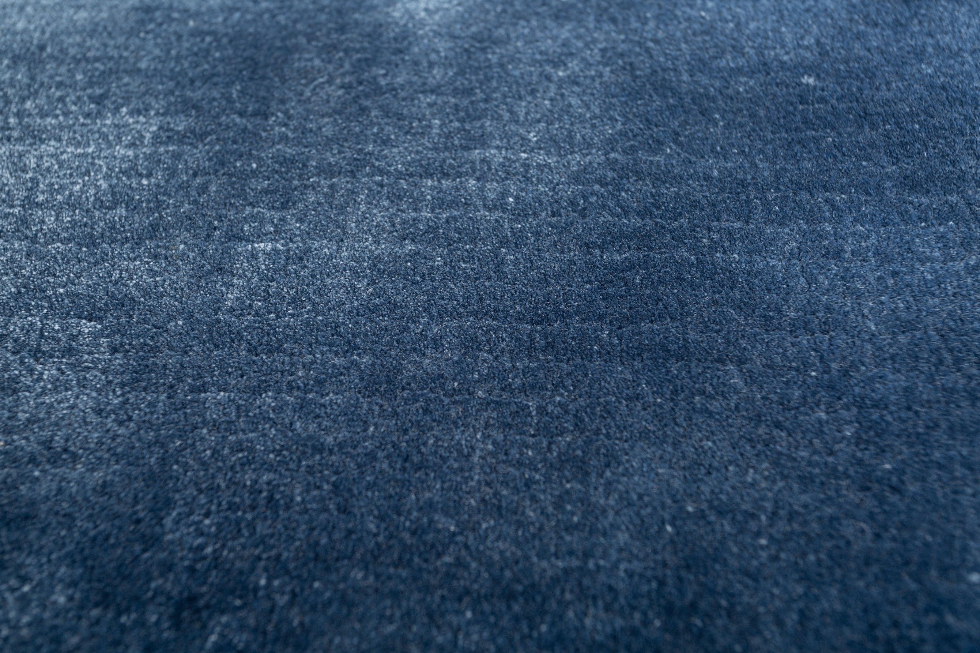 Carpet For Living room 6X9 Feet Blue Viscose Rectangle Solid Rug