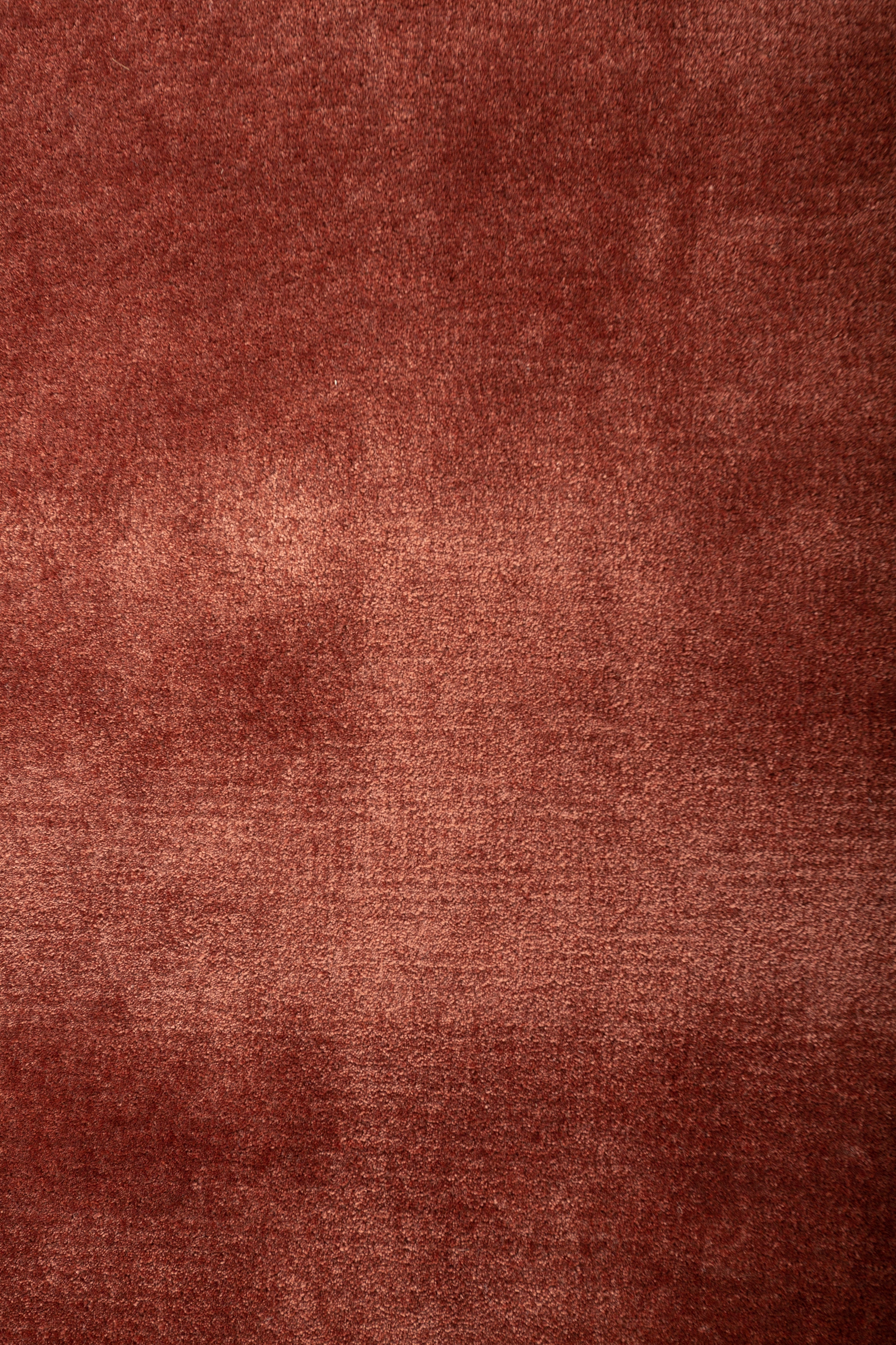 Carpet For Living room 5X8 Feet Red And Orange Viscose Rectangle Solid Rug