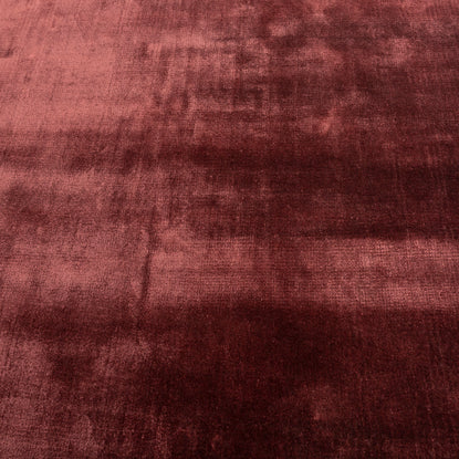 Carpet For Living room 5X8 Feet Red And Orange Viscose Rectangle Solid Rug